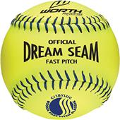 Worth 12" USSSA Dream Seam PL Fastpitch Softballs