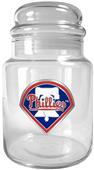 MLB Philadelphia Phillies Glass Candy Jar