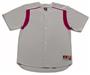 A4 Full Button Short Sleeve Knit Baseball Jerseys