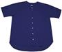 A4 Full Button Short Sleeve Baseball Jersey Shirt