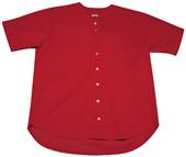 A4 Full Button Short Sleeve Baseball Jersey Shirt
