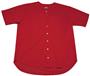 A4 Full Button Short Sleeve Baseball Jersey Shirt