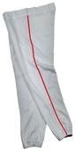 A4 Metal Zip Baseball Pants with Piping N6130 CO A4 Metal Zip Baseball Pants with Piping N6130 CO