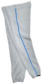 A4 Metal Zip Baseball Pants with Piping N6130 CO A4 Metal Zip Baseball Pants with Piping N6130 CO