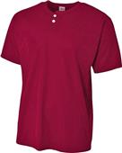 A4 Adult 2-Button Mesh Henley Baseball Jerseys A4 Adult 2-Button Mesh Henley Baseball Jerseys