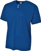 A4 Adult 2-Button Mesh Henley Baseball Jerseys A4 Adult 2-Button Mesh Henley Baseball Jerseys