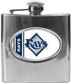 MLB Tampa Bay Rays 6oz Stainless Steel Flask