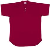 A4 2-Button Henley Baseball Jersey