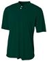 A4 Tek 2-Button Henley Baseball Jersey