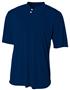 A4 Tek 2-Button Henley Baseball Jersey