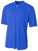 A4 Adult Tek 2-Button Henley Baseball Jerseys A4 Adult Tek 2-Button Henley Baseball Jerseys