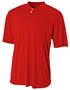 A4 Tek 2-Button Henley Baseball Jersey
