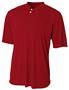 A4 Tek 2-Button Henley Baseball Jersey
