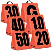 Champro Sports Solid Weighted Football Yard Marker Champro Sports Solid Weighted Football Yard Marker