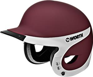 MATTE MAROON/WHITE