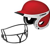 Worth Liberty Away Batter's Helmets w/ Faceguard