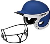 Worth Liberty Away Batter's Helmets w/ Faceguard