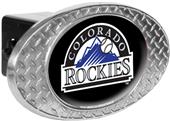 MLB Colorado Rockies Diamond Plate Hitch Cover