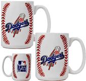 MLB Dodgers Ceramic Gameball Mug Set of 2