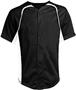 A4 Full Button Power Mesh Baseball Top