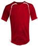 A4 Full Button Power Mesh Baseball Top