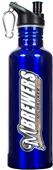 MLB Brewers Blue Stainless Water Bottle
