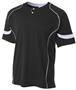A4 2-Button Power Mesh Top Baseball Top
