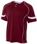 A4 2-Button Power Mesh Top Baseball Top