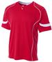 A4 2-Button Power Mesh Top Baseball Top