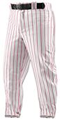 A4 Metal Zip Adult Pinstripe Baseball Pants CO A4 Metal Zip Adult Pinstripe Baseball Pants CO