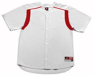 WHITE/SCARLET