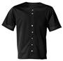 A4 Full Button S/S Youth Mesh Baseball Jersey