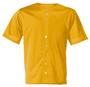 A4 Full Button S/S Youth Mesh Baseball Jersey