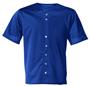 A4 Full Button S/S Youth Mesh Baseball Jersey