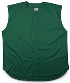 A4 Full Button Sleeveless Youth Baseball Jersey CO A4 Full Button Sleeveless Youth Baseball Jersey CO