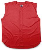 A4 Full Button Sleeveless Youth Baseball Jersey CO A4 Full Button Sleeveless Youth Baseball Jersey CO