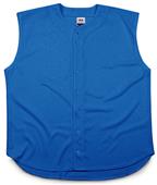 A4 Full Button Sleeveless Youth Baseball Jersey CO A4 Full Button Sleeveless Youth Baseball Jersey CO