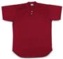 A4 2-Button Henley Youth Baseball Jersey