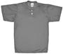 A4 2-Button Mesh Henley Youth Baseball Jersey