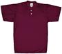 A4 2-Button Mesh Henley Youth Baseball Jersey
