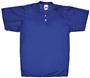 A4 2-Button Mesh Henley Youth Baseball Jersey