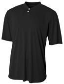 A4 Youth Tek 2-Button Henley Baseball Jerseys A4 Youth Tek 2-Button Henley Baseball Jerseys