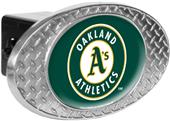 MLB Oakland Athletics Diamond Plate Hitch Cover