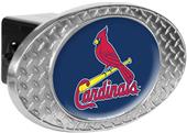 MLB St. Louis Cardinals Diamond Plate Hitch Cover