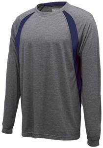 CARBON HEATHER/NAVY BLUE