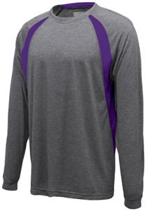 CARBON HEATHER/PURPLE