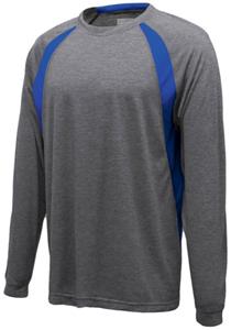 CARBON HEATHER/ROYAL BLUE