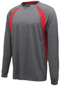 CARBON HEATHER/RED