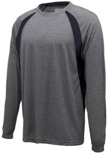 CARBON HEATHER/BLACK