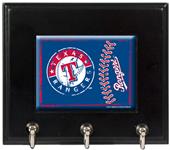 MLB Texas Rangers Wood Keyhook Rack